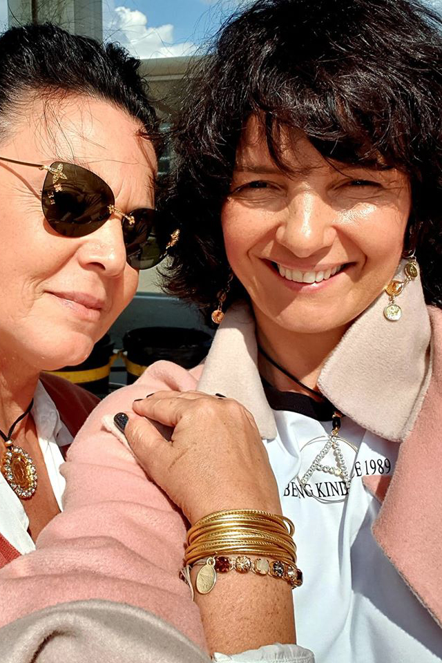 Obie kochamy pudrowy róż i złoto!