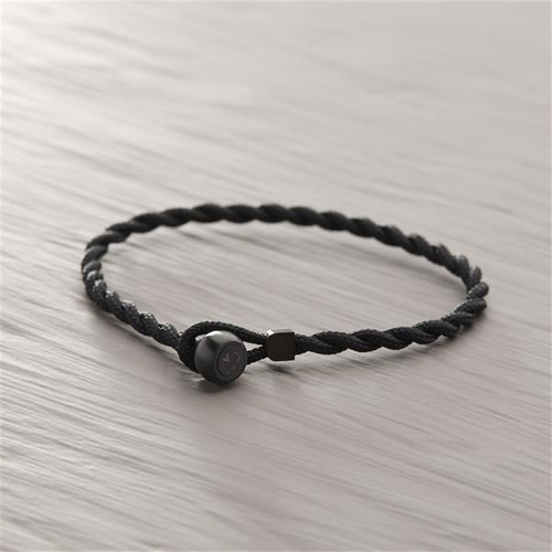AMERIGO VESPUCCI. Pulsera negra para hombre