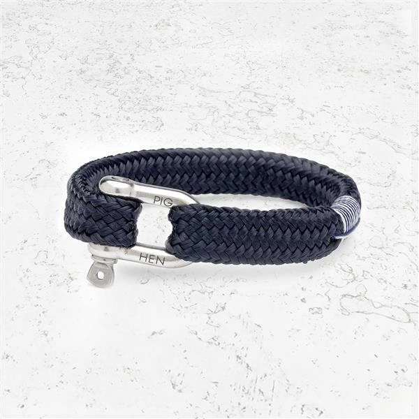 Rocket man. Bransoletka męska z szeklą