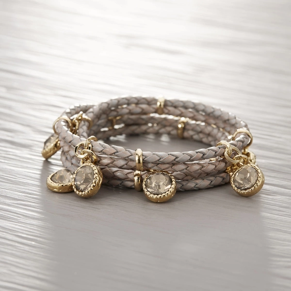 OLA NUEVA. Pulsera de cuero