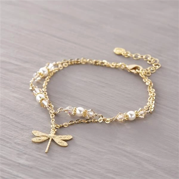 JARDINES TIVOLI. Pulsera de cadena con libélula