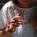 Pozłacany wisiorek z zawieszką z głową pantery z cyrkoniami. DZIKIE MALEŃSTWO