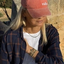 Bransoletka z paciorków Miyuki i onyksu, z zawieszką. LA BELLE