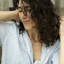 Naszyjnik z grubego pozłacanego łańcucha. W DROGĘ