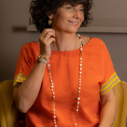 Skórzana bransoletka. Pozytywnie, gdy patrzę w niebo.