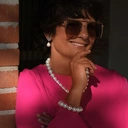 Krótki naszyjnik z białych szklanych pereł Majorka. BIAŁY BRZASK 