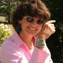 Szeroka bransoletka tkana z paciorków Miyuki z dekorem. FRANCUSKA RIWIERA