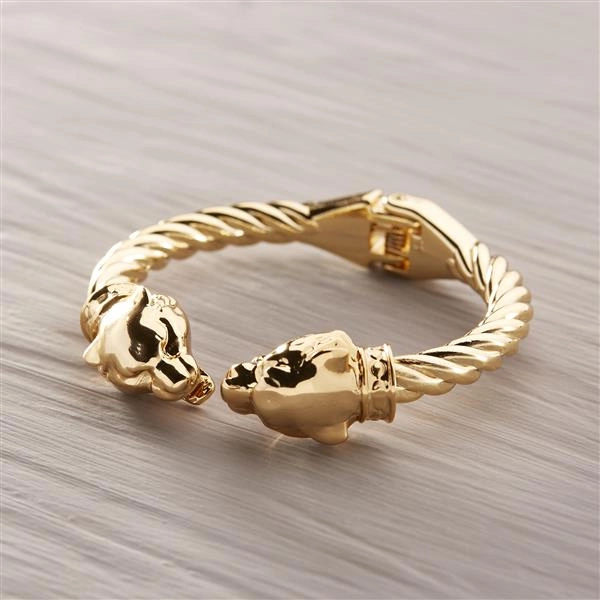 Bransoletka z głowami zwierząt. CHCĘ PANTERĘ