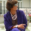 Pięciorzędowy naszyjnik z kolorowych krążków z żywicy. LATO POD PALMAMI