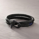 PARA UN HOMBRE CON PASIONES. Pulsera negra con grillete