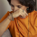 MIS PENSAMIENTOS ESTÁN MUY LEJOS. Pulsera de cadena