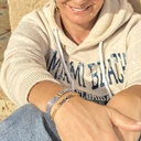 Dwurzędowa bransoletka tkana z paciorków Miyuki. LUCENA