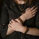 Podwójny czarny choker wysadzany kryształkami. MAM COŚ DLA CIEBIE