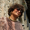 Pozłacany naszyjnik typu choker na łańcuszku tubogas. ITALO DISCO