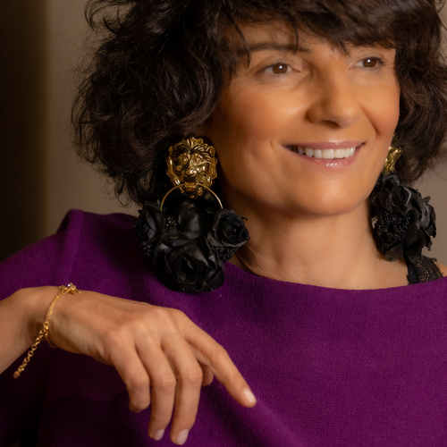 TANZANITAS AZULES. Pulsera en cadena