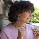 Naszyjnik z pastelowych kamieni ze złotym zapięciem ENERGIA OPALU