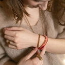 Bransoletka z łańcucha z zapięciem typu toggle. RUSAŁKA