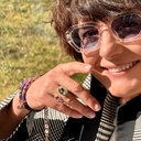 Zawijana bransoletka z kordonka z kryształkami. WOODSTOCK