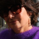 Złocone kolczyki z czarnymi i szmpańskimi kryształami. SZAMPAN I NOC