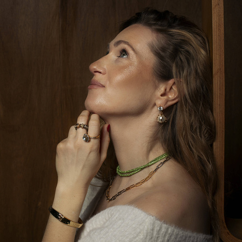 SIEMPRE ADELANTE. Pendientes colgantes