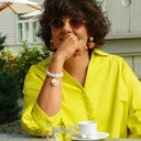 Wiszące kolczyki kule z kwiatkami w różnych kolorach. BUKIET ZMYSŁÓW