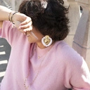 Naszyjnik z łańcuszka ozdobiony cyrkoniami. LEKKI