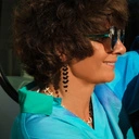 Pozłacane kolczyki girlandy z czarnymi cyrkoniami. PALOMA NEGRA