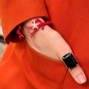 Bransoletka a la koralowiec z gwiazdką z cyrkoniami. BOGINI OCEANÓW