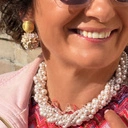 Naszyjnik ze szklanych pereł Majorka w pudrowym różu. SPLECIONE MYŚLI