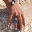 Bransoletka z perłami i diamentowymi łańcuszkami. PERŁY W GNIAZDACH