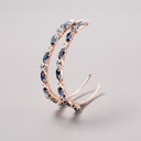 Wszystkie oczy zwrócone na mnie. Kolczyki koła