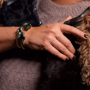 QUIERO UNA PANTERA. Pulsera con cabezas de animales