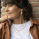 Choker z pereł ze złotą antyczną monetą. RZYMSKI IDEAŁ