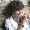 Bransoletka z grubszego łańcuszka, z kwiatkami. ZŁOTA POLANA