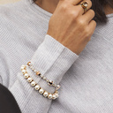 Czarująco. Bransoletka z perłami