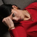 Pozłacana bansoletka na łańcuchu z[pełnym sercem. TAKĄ SIĘ LUBIĘ