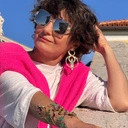 Pozłacana szeroka bransoletka z wieloma dekorami. RAJSKI OGRÓD