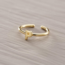 P - Paulina. Pierścionek z literką P