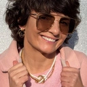 Podwójny naszyjnik z pozłacanych ogniw i pereł. ZAWSZE RAZEM