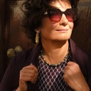 Złocone kolczyki z kryształem i kaskadą pręcików. BLONDIE