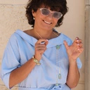 Pozłacane kolczyki koła z kryształkami w kształcie łezek. ŁEZKI PORANKA