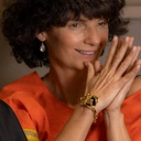 Bransoletka na łańcuchu z zawieszkami sercami. TO WŁAŚNIE MIŁOŚĆ