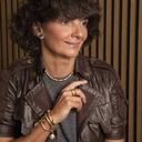 Podwójna pozłacana obrączka z kryształkami. PASSO DOBLE