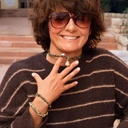 Elegancki złocony naszyjnik z hematytami i barokową perłą. NOVA ICARIA