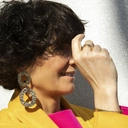 Długie pozłacane kolczyki w formie splecionych kół. WYJĄTKOWE