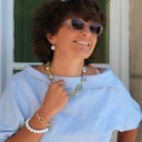 Podwójna bransoletka z łańcucha i sznura pereł. HARMONIA KONTRASTÓW