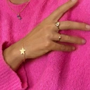 Krótki pozłacany naszyjnik z emaliowaną ważką. DODAJE SIŁY