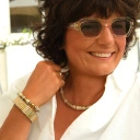 Bransoletka z posrebrzanych i pozłacanych elementów. PLACE VENDOME