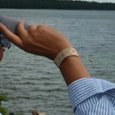 Szeroka bransoletka tkana z paciorków Miyuki ze wzorem. STOLIK W MIRAZUR