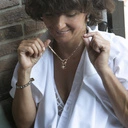 Bransoletka z lolitami i niebieskimi kryształkami. PAS KUIPERA